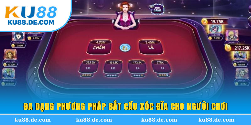 Đa dạng phương pháp bắt cầu xóc đĩa cho người chơi